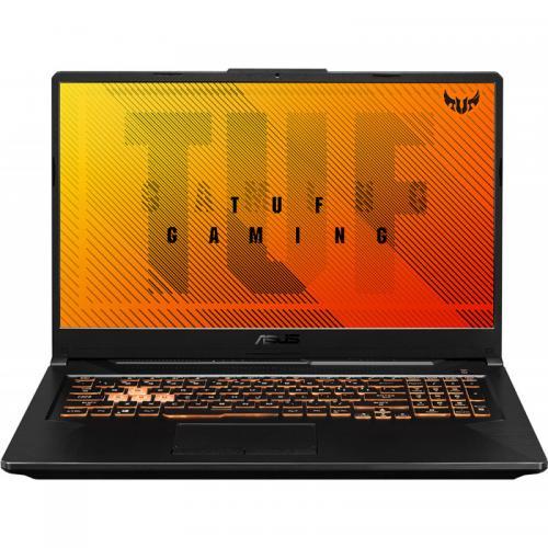 Laptop ASUS TUF A17 FA706II-H7066, AMD Ryzen 5 4600H, 17.3inch, RAM 8GB, SSD 512GB, nVidia GeForce GTX 1650 Ti 4GB, No OS, Bonfire Black