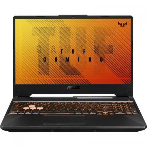 Laptop ASUS TUF Gaming F15 FX506LI-BQ103, Intel Core i7-10870H, 15.6inch, RAM 8GB, SSD 512GB, nVidia GeForce GTX 1650 Ti 4GB, No OS, Bonfire Black