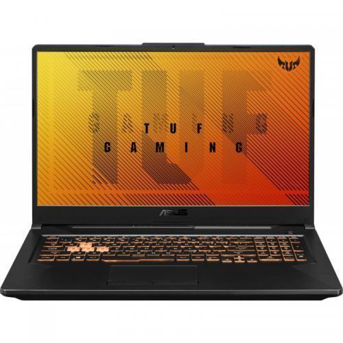 Laptop ASUS TUF Gaming F17 FX706LI-HX200, Intel Core i5-10300H, 17.3inch, RAM 8GB, SSD 512GB, nVidia GeForce GTX 1650 Ti 4GB, No OS, Bonfire Black