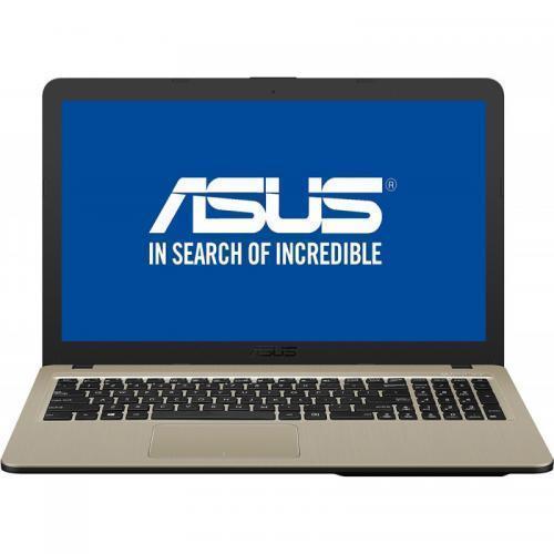 Laptop Asus X540MA-GO550, Intel Celeron Dual-Core N4000, 15.6inch, RAM 4GB, SSD 256GB, Intel UHD Graphics 600, Endless OS, Chocolate Black