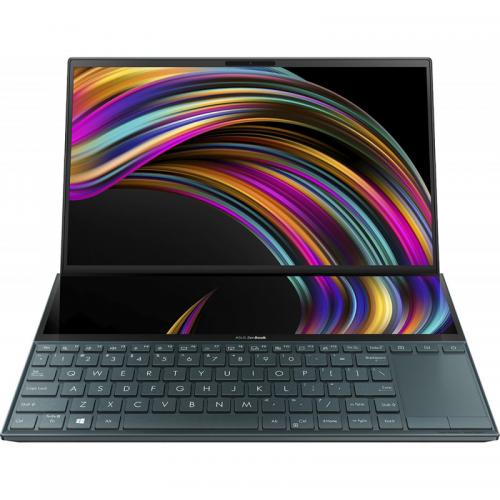 Laptop ASUS ZenBook Duo 14 UX481FL-HJ099R, Intel Core i7-10510U, 14inch Touch, RAM 16GB, SSD 512GB, nVidia GeForce MX250 2GB, Windows 10 Pro, Celestial Blue