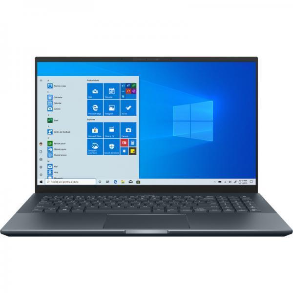 Laptop ASUS Zenbook Pro 15 OLED UX535LI-H2172R, Intel Core i7-10870H, 15.6inch UHD OLED Touch, RAM 16GB, SSD 1TB, nVidia GeForce GTX 1650 Ti 4GB, Windows 10 Pro, Pine Grey