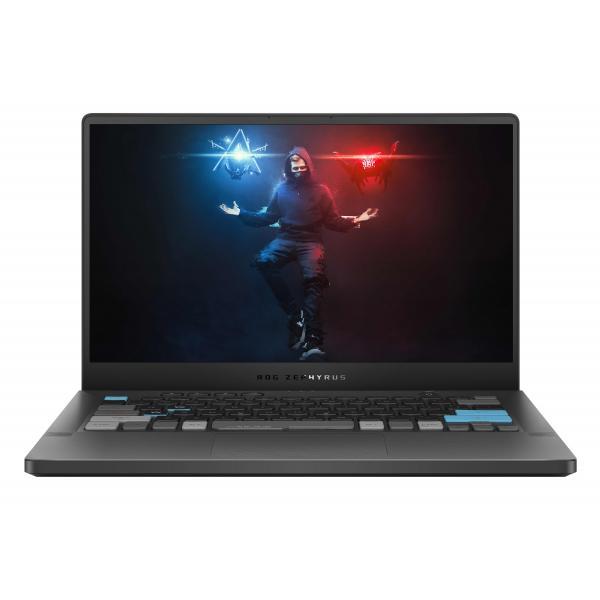 Laptop ROG Zephyrus G14 Alan Walker Edition GA401QEC-K2064T, AMD Ryzen 9 5900HS, 14inch, RAM 16GB, SSD 1TB, Nvidia GeForce RTX 3050 Ti 4GB, Windows 10, Gray