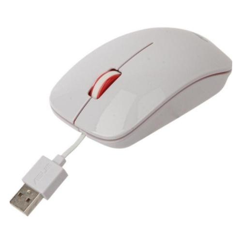 Mouse Optic ASUS UT300, USB, Glossy White-Red